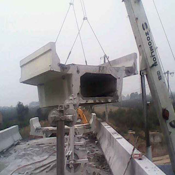 唐山高速路桥梁切割拆除|支撑梁切割工程案例